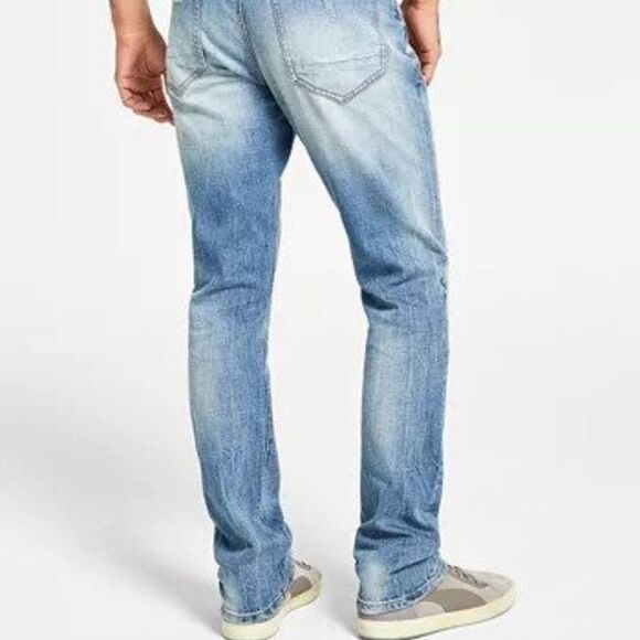 Heroes Motors Men's Slim-Straight Fit Jeans - Picture 4 of 6